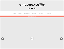 Tablet Screenshot of epicureal.com